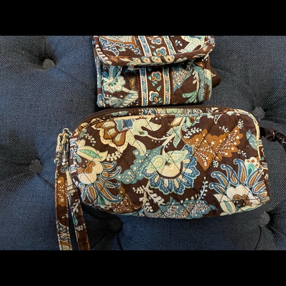 Vera Bradley makeup case and wallet